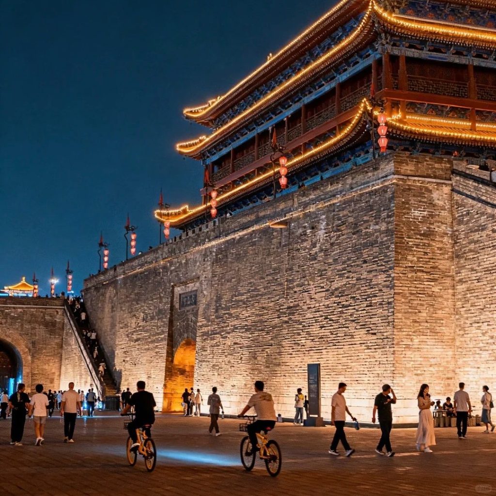 长安的夜是从城墙开始的_1_番薯日记_来自小红书网页版